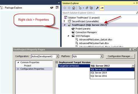 visual studio test ssis package|how to open ssis package.